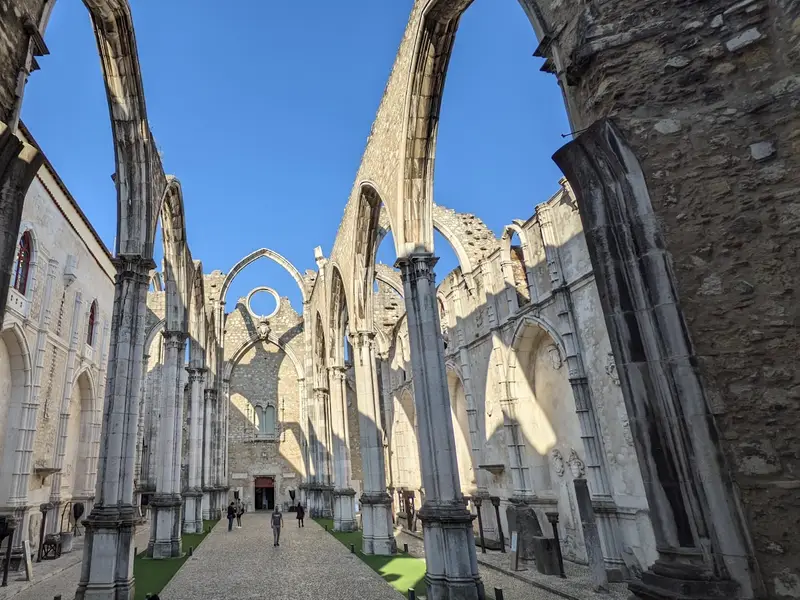 Gothic arches of the Carmo Convent ruins