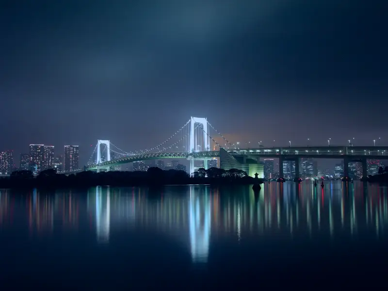 Nihonbashi bridge at night