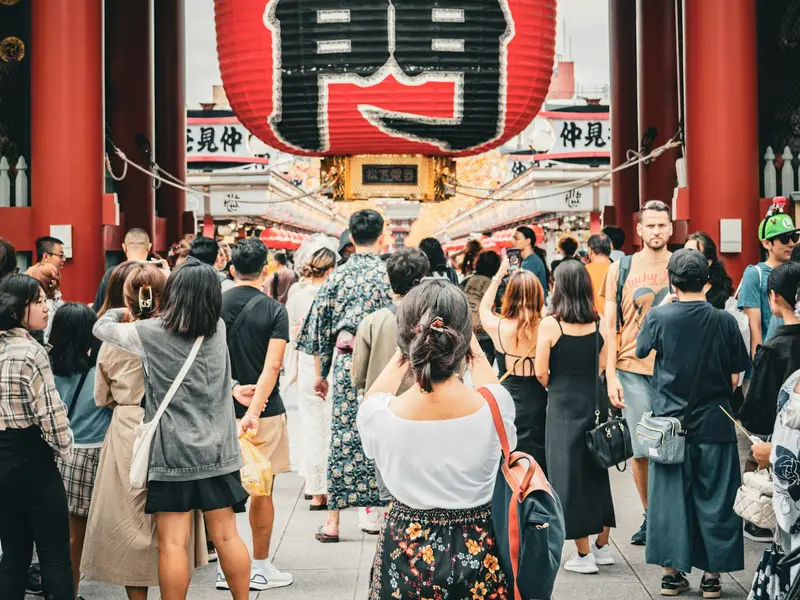 Kaminarimon gate of Senso-ji
